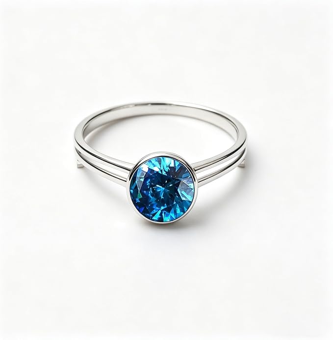 AierCrystal Aquamarine Color Cubic Zirconia Loose Beads Unset - Image 9