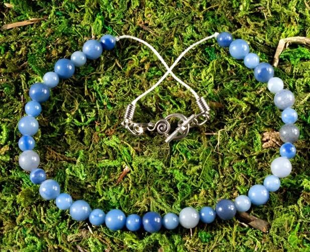 Zenkeeper 108 Pcs Blue Aventurine Beads - Image 5