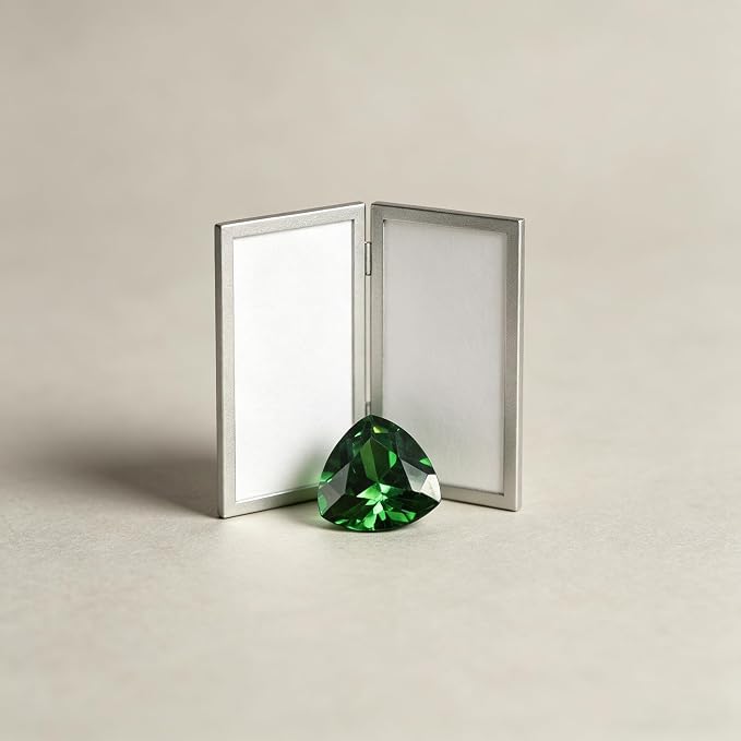 Emerald Green Color Cubic Zirconia Loose Beads Unset - Image 9