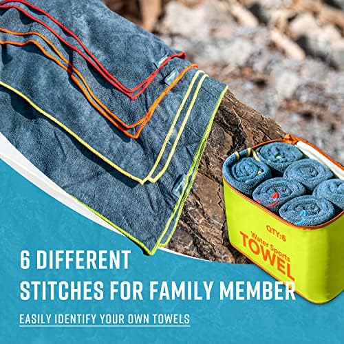 4Monster 4-Pack Quick Dry Microfiber Travel Towels – Super Absorbent, - Image 4