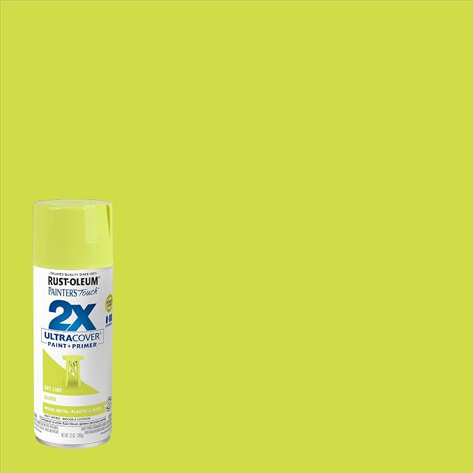 Rust-Oleum Painter's Touch 2X Ultra Cover Spray Paint, Gloss Key Lime | Indoor - Image 2