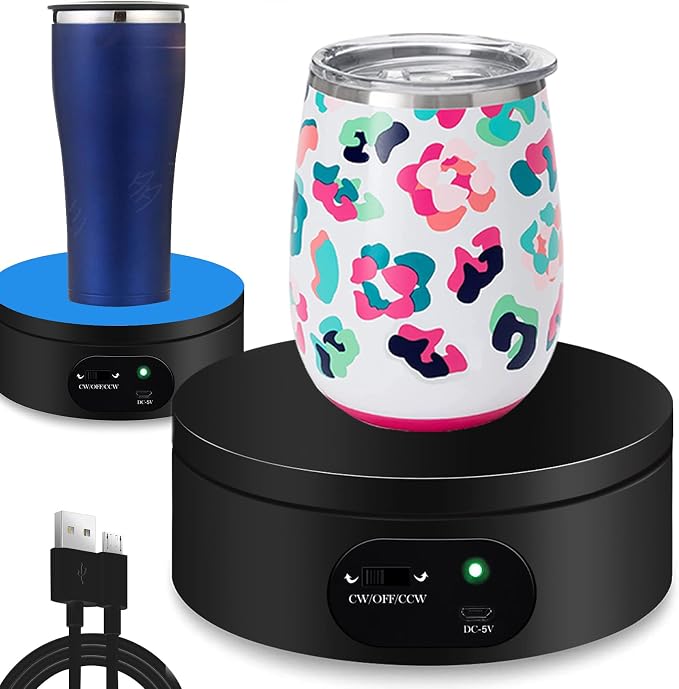 YVV Motorized Rotating Display Stand, Turner Cup Platform by YVV