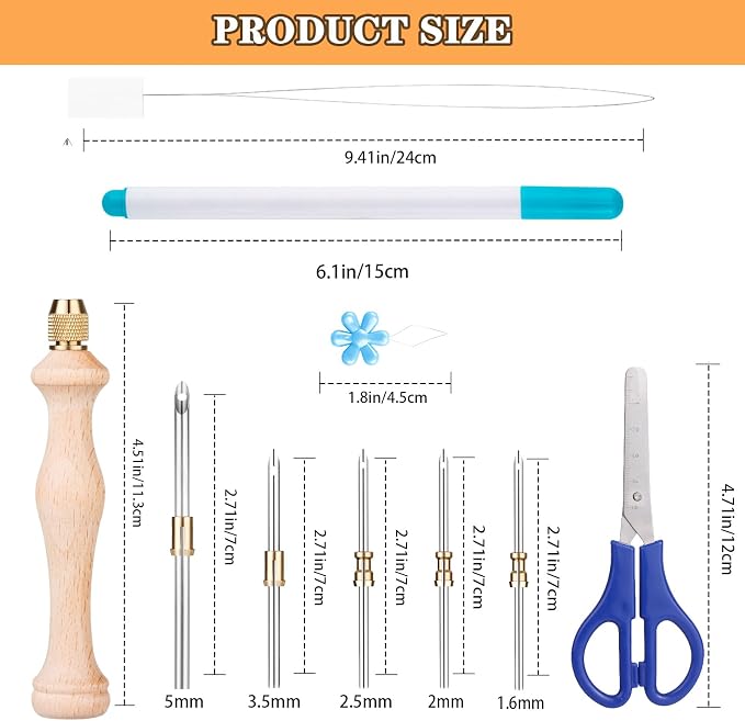4 Sets of Punch Needle Kit - Image 2