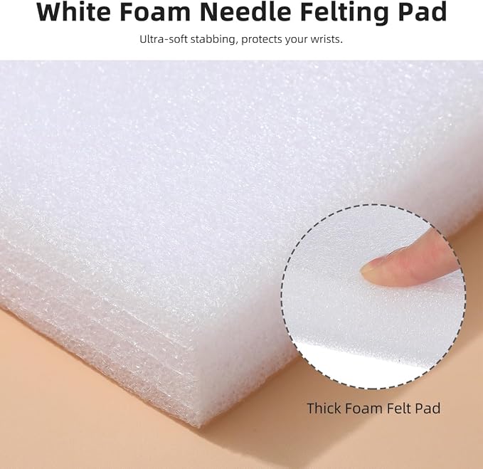 TEHAUX 6pcs Needle Felting Foam Pads - Image 6