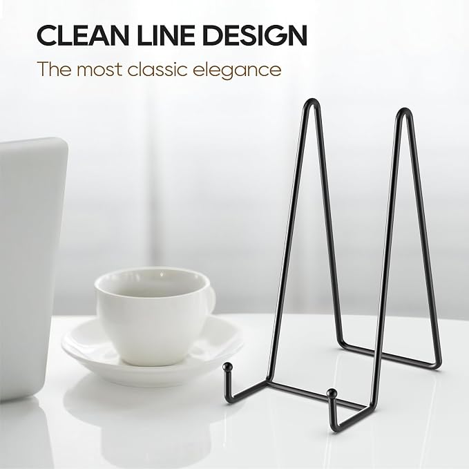 3 Pack 10 Inch Plate Stands for Display - Image 3