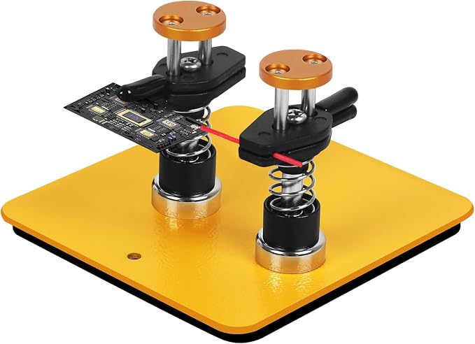 NOEVSBIG Magnetic Helping Hands Clamp Metal, Adjustable Third Hand Soldering by NOEVSBIG