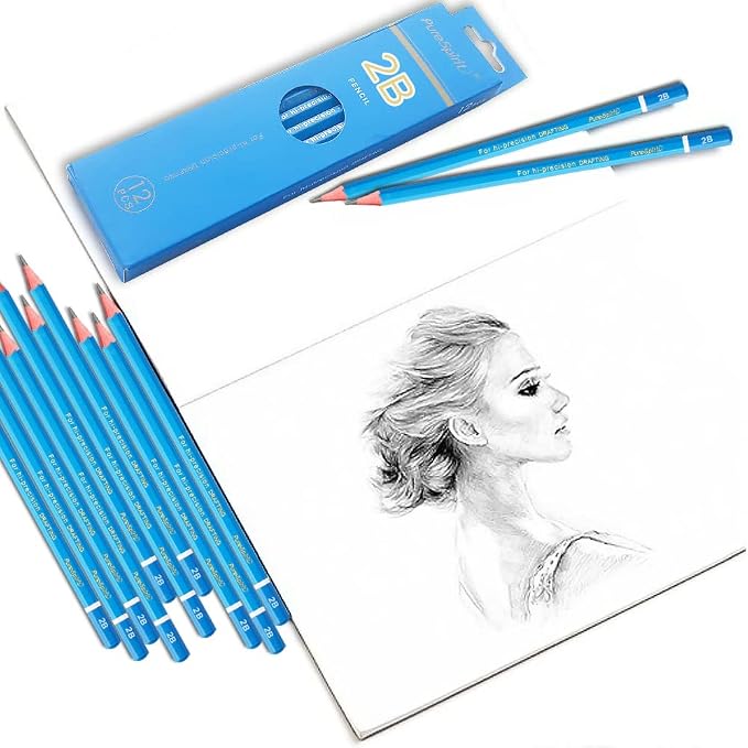 Sketch Pencils for Drawing 2B, Sketching & Doodling | Graphite Pencil for - Image 5