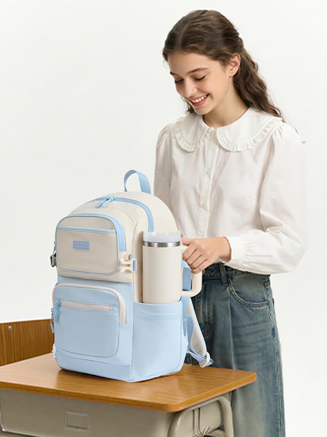 LOVEVOOK School Backpack for Teen Girls & College Students, Large Capacity - Image 6