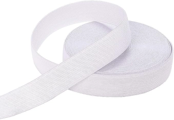 Airisoer Elastic Bands for Sewing 1 Inch 32 Yards White Knit Elastic Spool High - Image 2