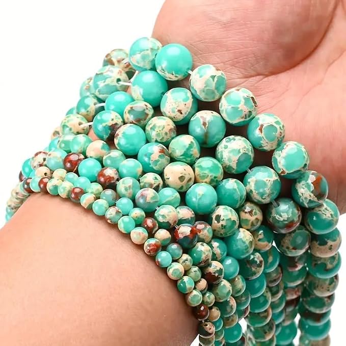 Zenkeeper 108 Pcs Green Imperial Beads - Image 3