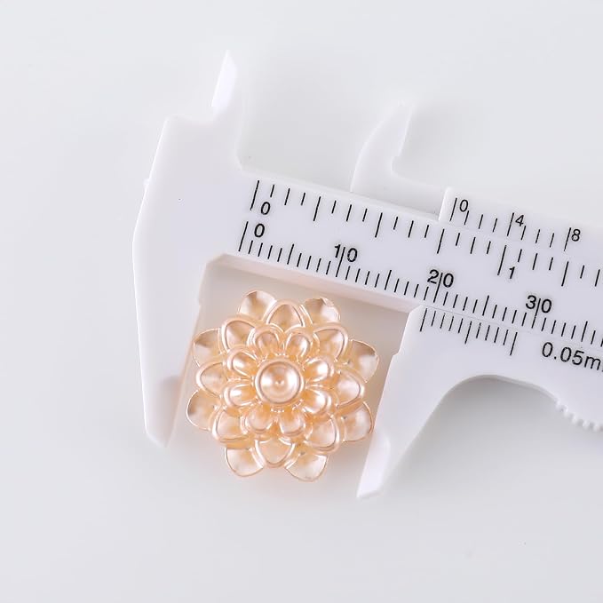 Chenkou Craft Random 100g/lot 4-20mm Half Round Imitation Pearls Seastar Bow - Image 2