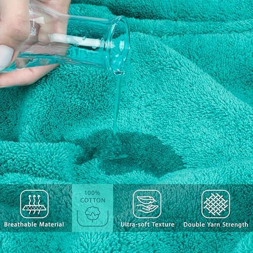 Cotton Paradise 100% Cotton Turkish Towel, Soft Absorbent Quick Dry, 40x80 - Image 4