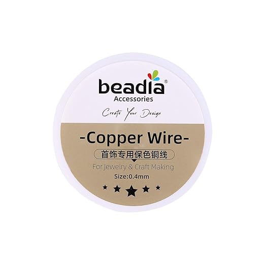 Silver Copper Wire 0.4mm Bead Cord for Bracelet Necklace Charm Beading Jewelry Making 27yard