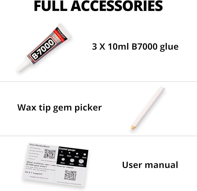 32000Pcs Transparent Rhinestones - Image 5