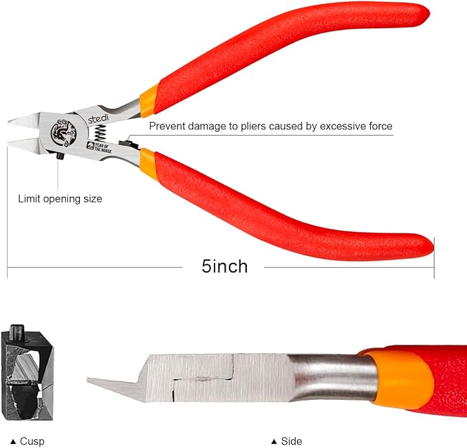 stedi Ultimate Model Nippers 5-Inch, Ultra-Thin Single-Edge - Image 6