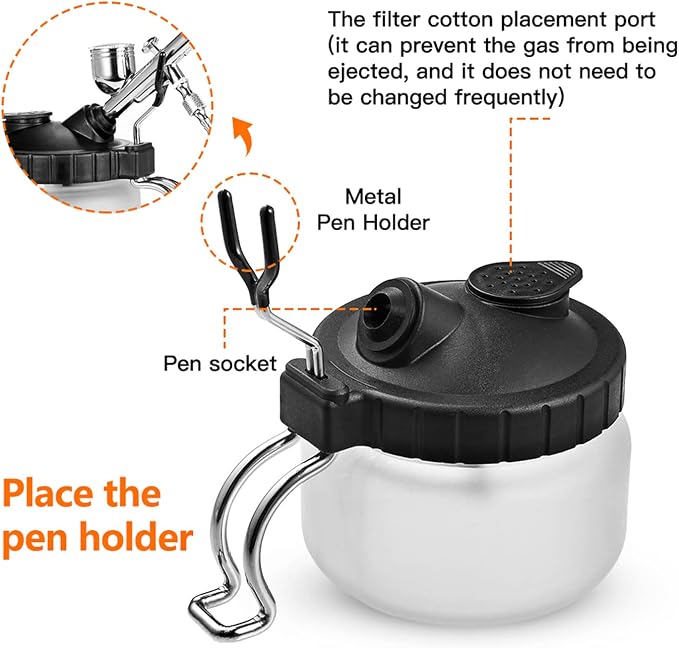 JOYABEST Airbrush Cleaning Pot - Image 4