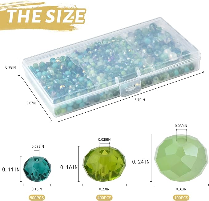 Briolette Crystal Glass Beads for Jewelry Making - Image 3