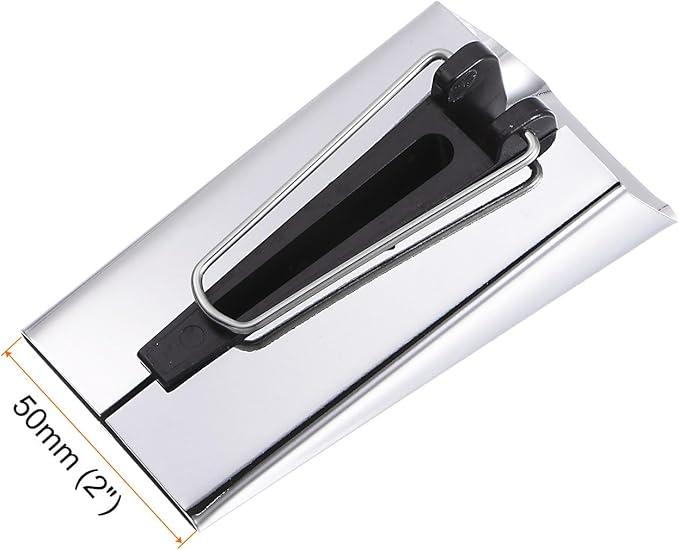 HARFINGTON Bias Tape Maker Kit 50mm Single and Double Fold Fabric Bias Binding Maker Sew Tool for Fabric Quilting Sewing Crafting DIY, Black