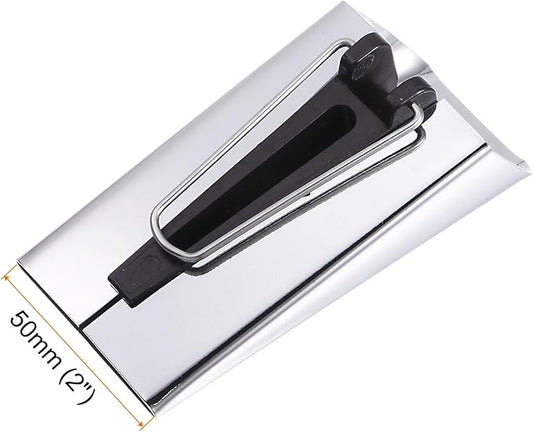 HARFINGTON Bias Tape Maker Kit 50mm Single and Double Fold Fabric Bias Binding Maker Sew Tool for Fabric Quilting Sewing Crafting DIY, Black