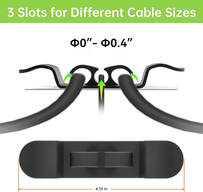 Daisyhome 12PCS Cord Organizer for Appliances, Upgraded Appliance Cord Wrap | - Image 5