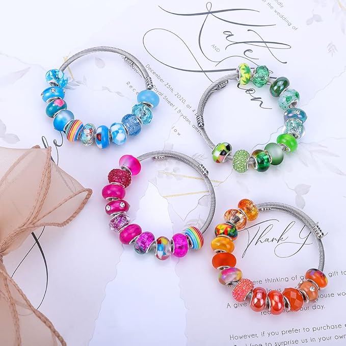 European Large Hole Spacer Charm Beads - Image 3