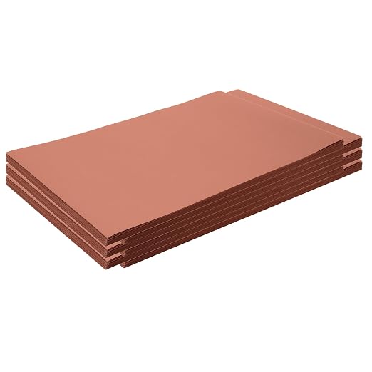 Colorations 12" x 18" Mediumweight Brown Construction Paper by Colorations