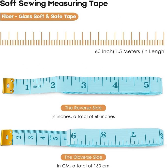 iBayam 2 Pack Tape Measure Measuring Tape - Image 3