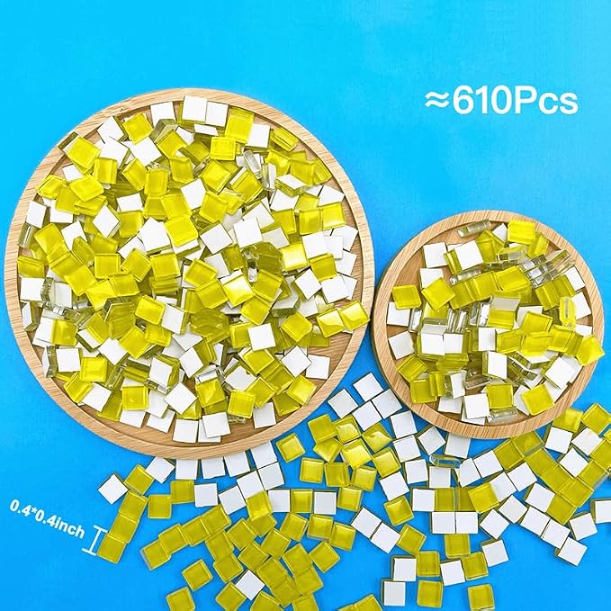 500G/ 1.1LB Bulk Crystal Mosaic Tiles - Image 3
