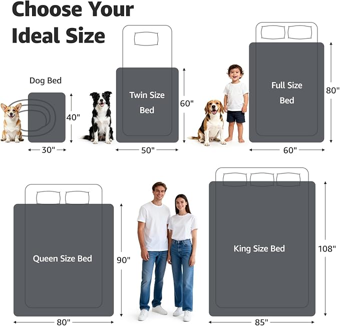 LOOBANI Waterproof Dog Blanket for Couch: Spill-Proof Puppy Blankets for Small - Image 5