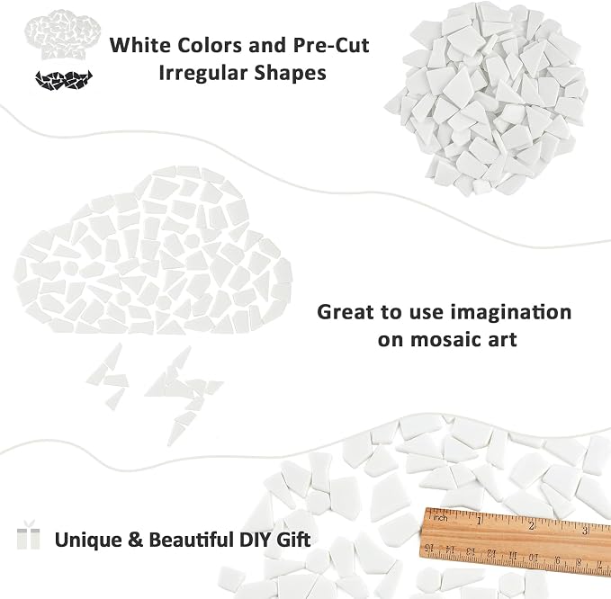 Youway Style White Mosaic Tiles - Image 6