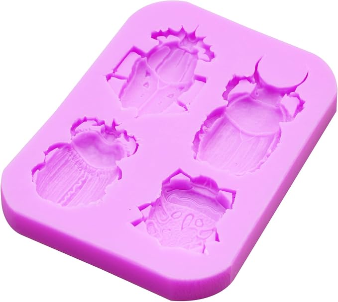 Insect Bug Beetle Fondant Silicone Mold Set of 3 - Image 8