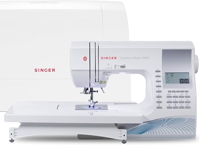 SINGER Quantum Stylist 9960 Computerized Sewing & Quilting Machine – Metal by Unknown