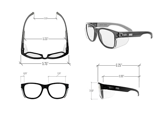 MAGID Y50 Safety Glasses for Construction | Black Frame — 48-Pack, ANSI Z87.1+ - Image 7