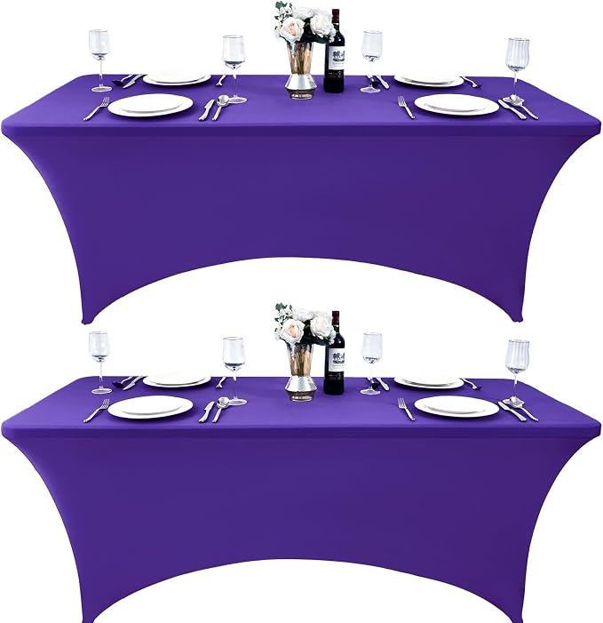 2-Pack 4ft Spandex Table Covers by Unknown