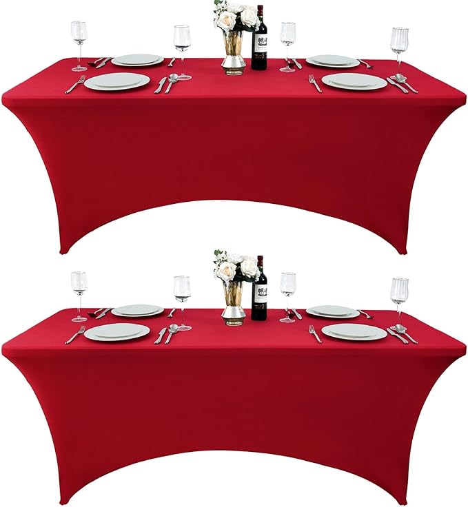 2-Pack 6ft Spandex Table Covers by Unknown