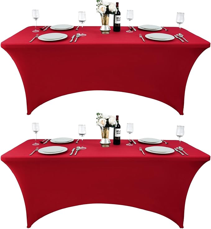 2-Pack 8ft Spandex Table Covers by Unknown