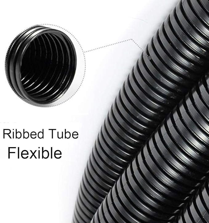 ZhiYo 100 FT 1/4" Wire Loom Split Tubing Auto Wire Conduit | Flexible Cover - Image 5