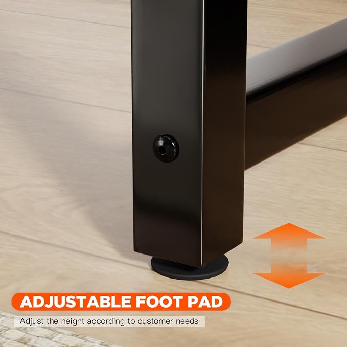 PayLessHere | 32 Inch Computer Desk | Brown | Office Desk - Image 6