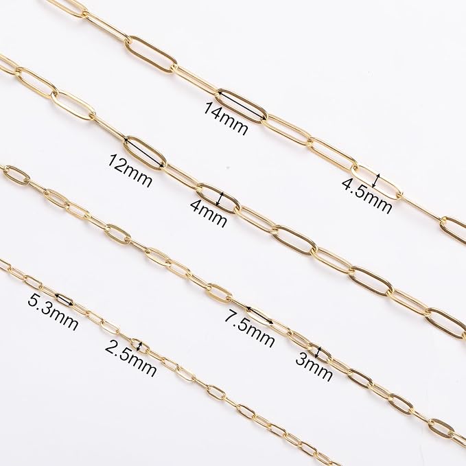 SMYHTGLIF 5 Meters Stainless Steel Paper Clip Chain - Image 4