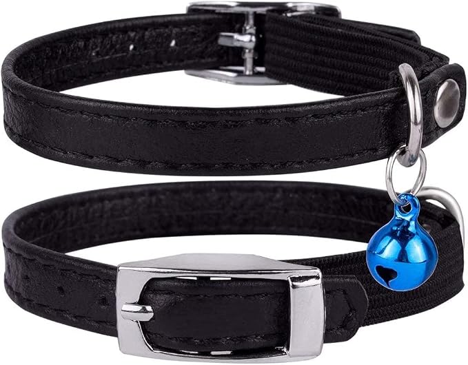 CollarDirect Leather Cat Collar, Cat Safety Collar - Image 2