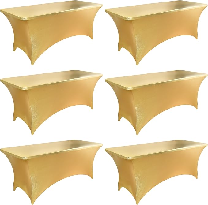 6-Pack 6ft Spandex Table Covers by Unknown