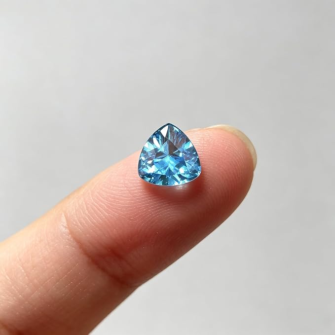 AierCrystal Aquamarine Color Cubic Zirconia Loose Beads Unset - Image 3