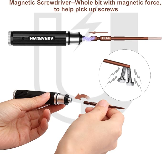 9Pcs RC Car Tool Kit 6 in 1 Hex Screwdriver Set - Image 3