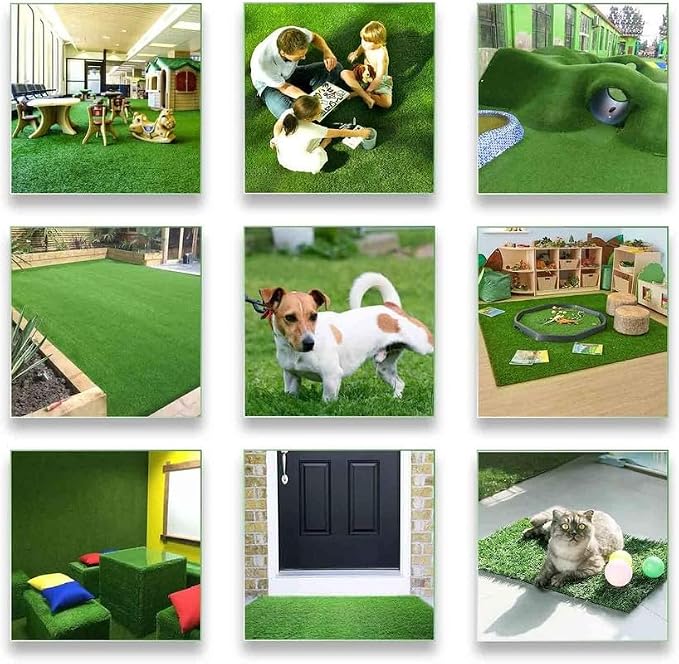 ALTRUISTIC Artificial Grass 15FTX92FT, Realistic Fake Grass Deluxe Turf - Image 6