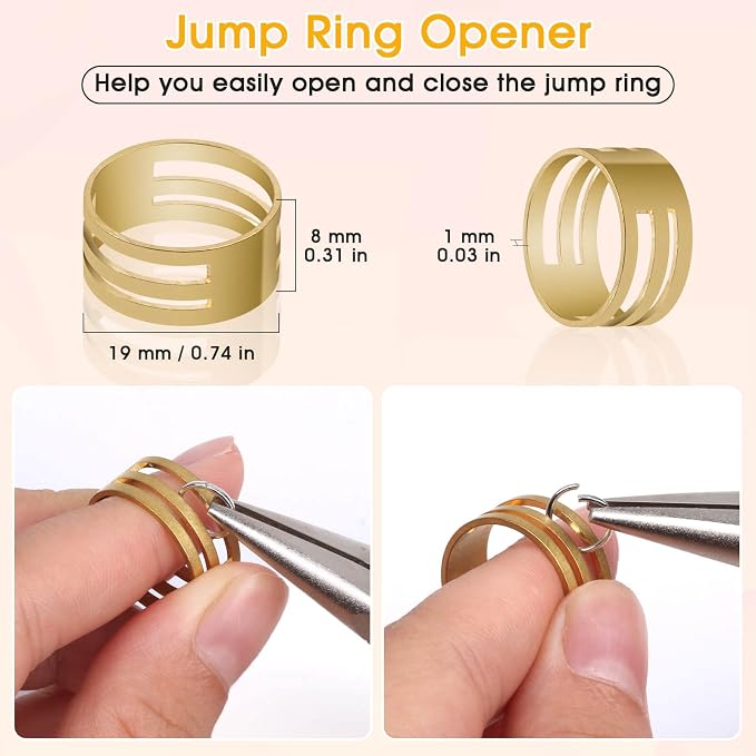 PAXCOO 4600Pcs Silver Jump Rings - Image 3