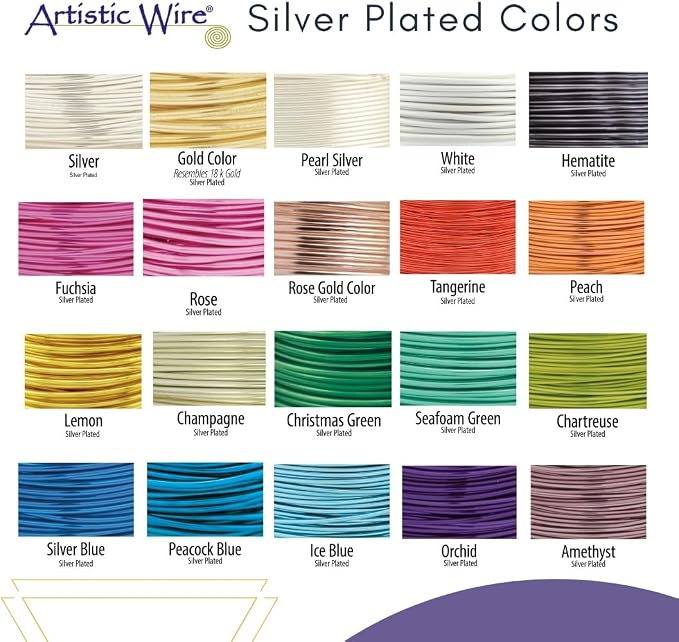 Artistic Wire, 24 Gauge Tarnish Resistant Tinned Copper Craft Wire, 20 yd - Image 4