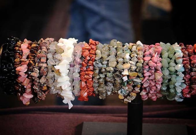 LAIDANLA Sunstone 400pcs Natural Chip Stone Beads 5-8mm Healing Crystal - Image 6