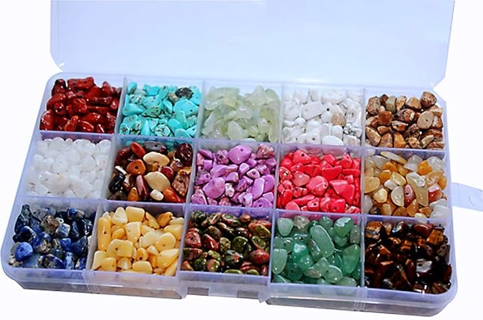 Gemstone Beads Natural Irregular Shaped Stone Chips Crystal Energy Healing Power by Yephac-GemstonesBeads