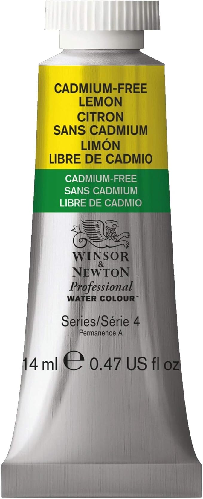 Winsor & Newton Professional Water Colour Paint, 0.47-oz Tube, Cadmium-Free Lemon