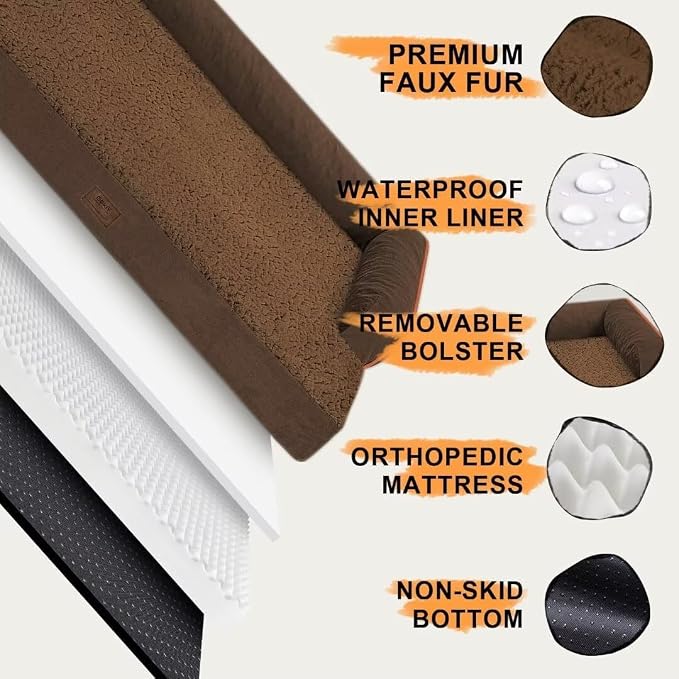 Small Dog Bed and Cat Sofa Waterproof Orthopedic Dog Beds - Image 5